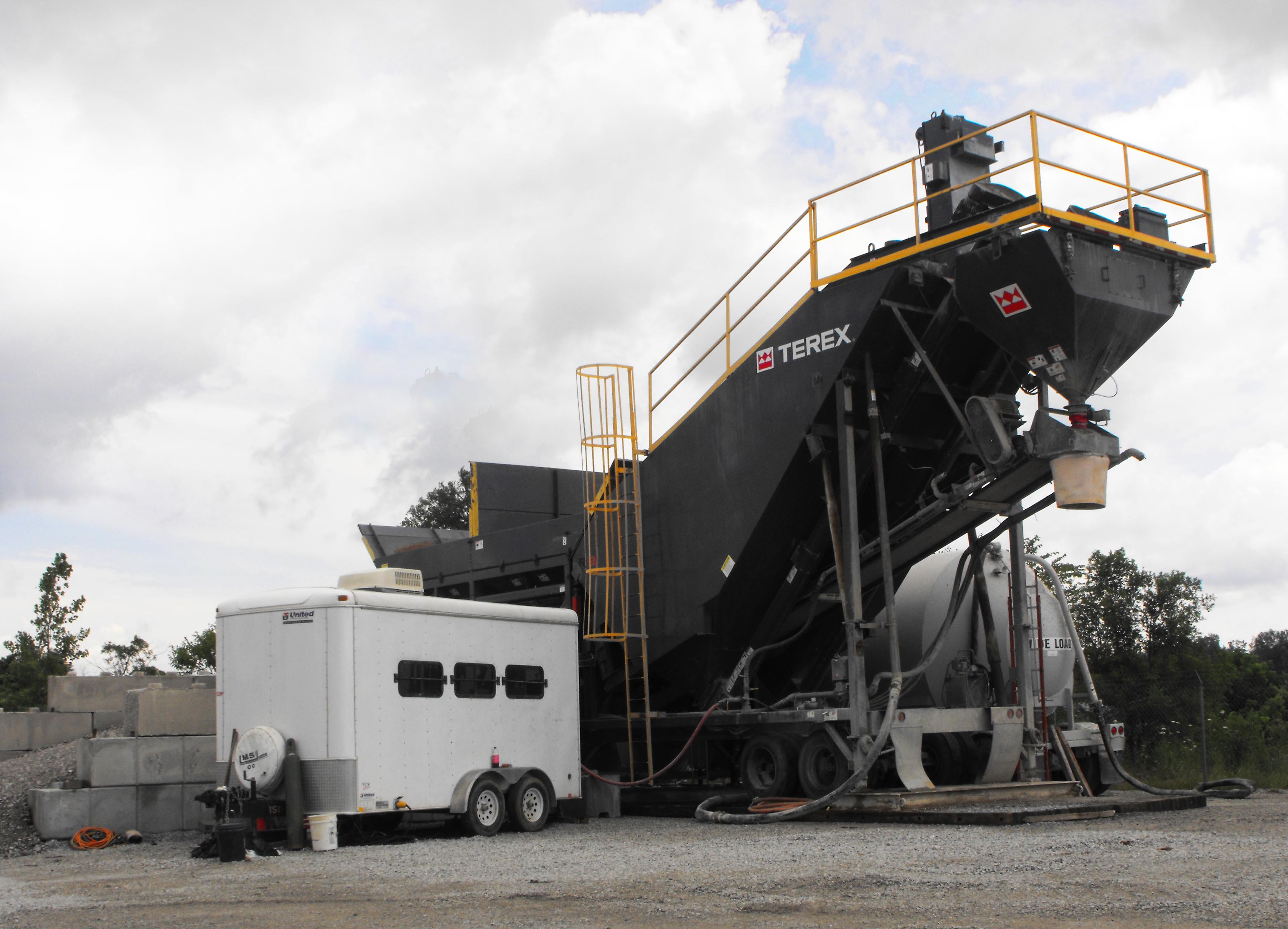 Terex Rustler III Portable Concrete Plant